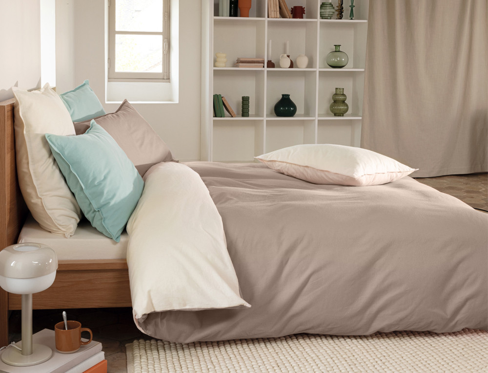 Flanelle bicolore