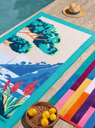 Drap de plage La calade - Linvosges