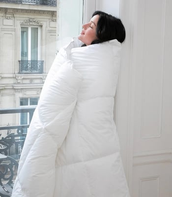 Enveloppes et finitions nobles : coton, percale, satin ou flanelle.