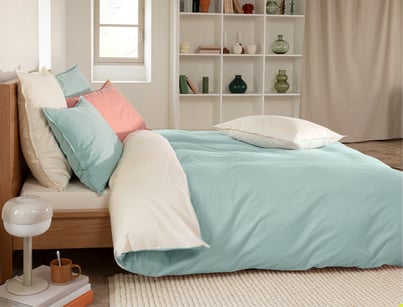 Flanelle bicolore