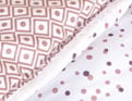 Confort Confettis été Rose multicolore