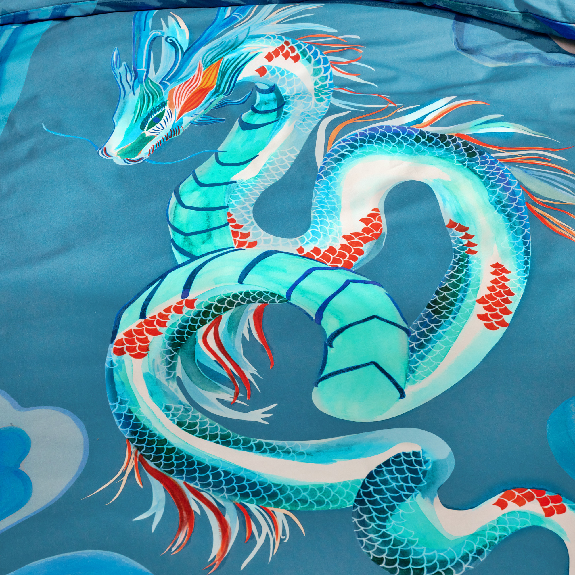 Bettbezug Schlummerdrache 100% Baumwolle