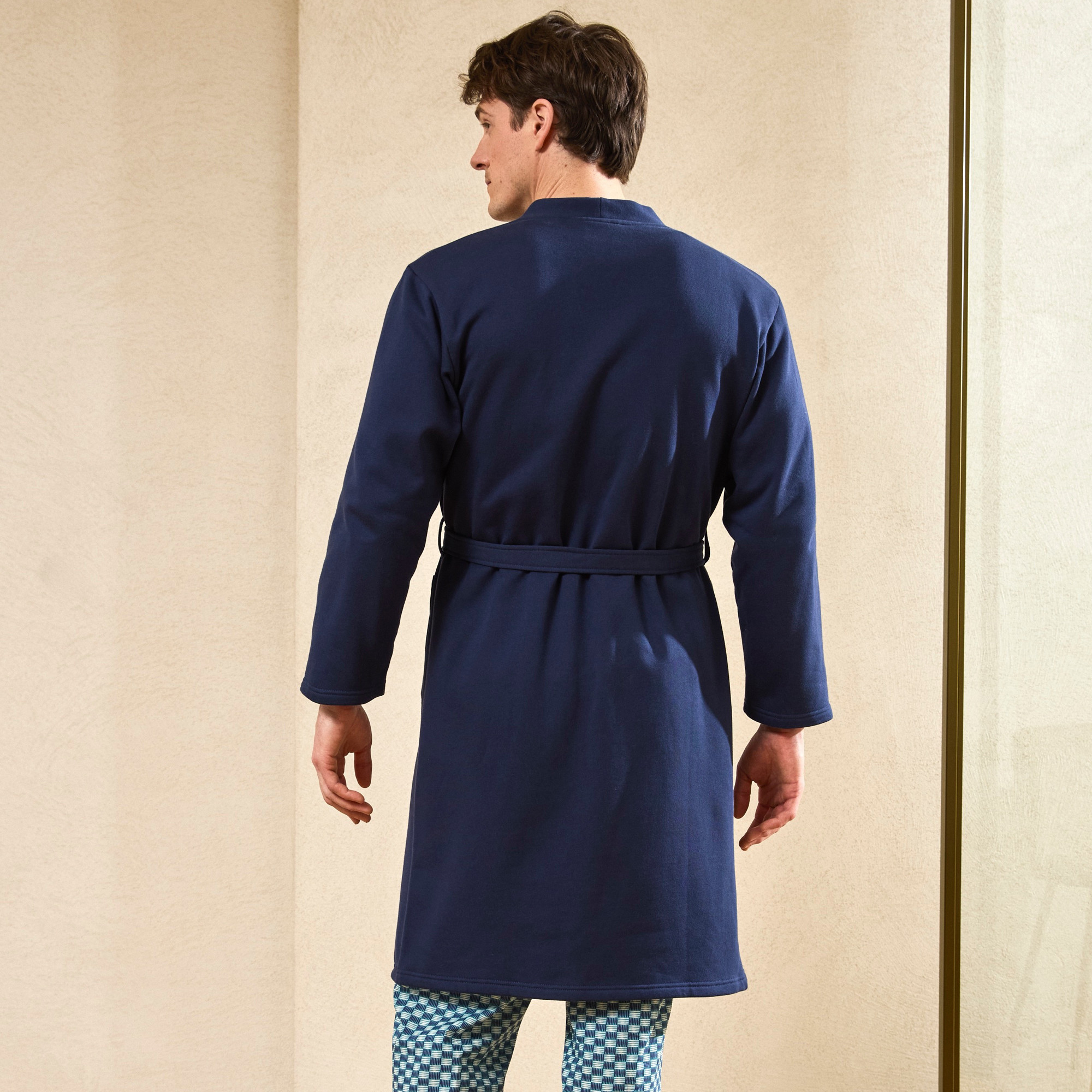 Kimono Osaka aus Baumwoll-Molleton


