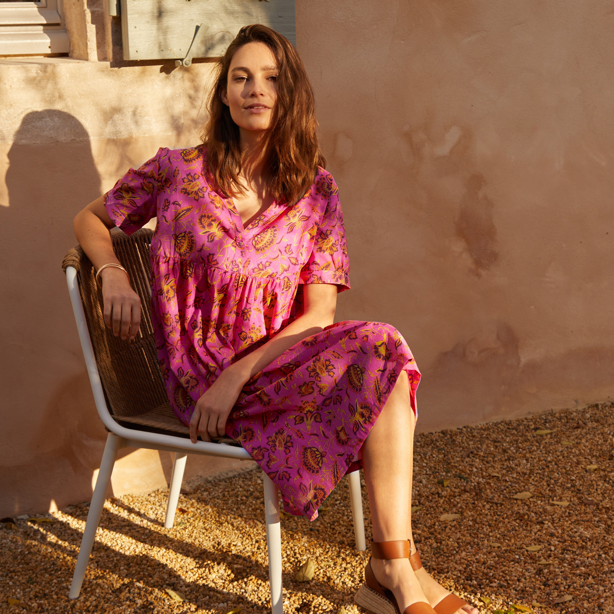 Langes Kleid Sommerstrahlen 