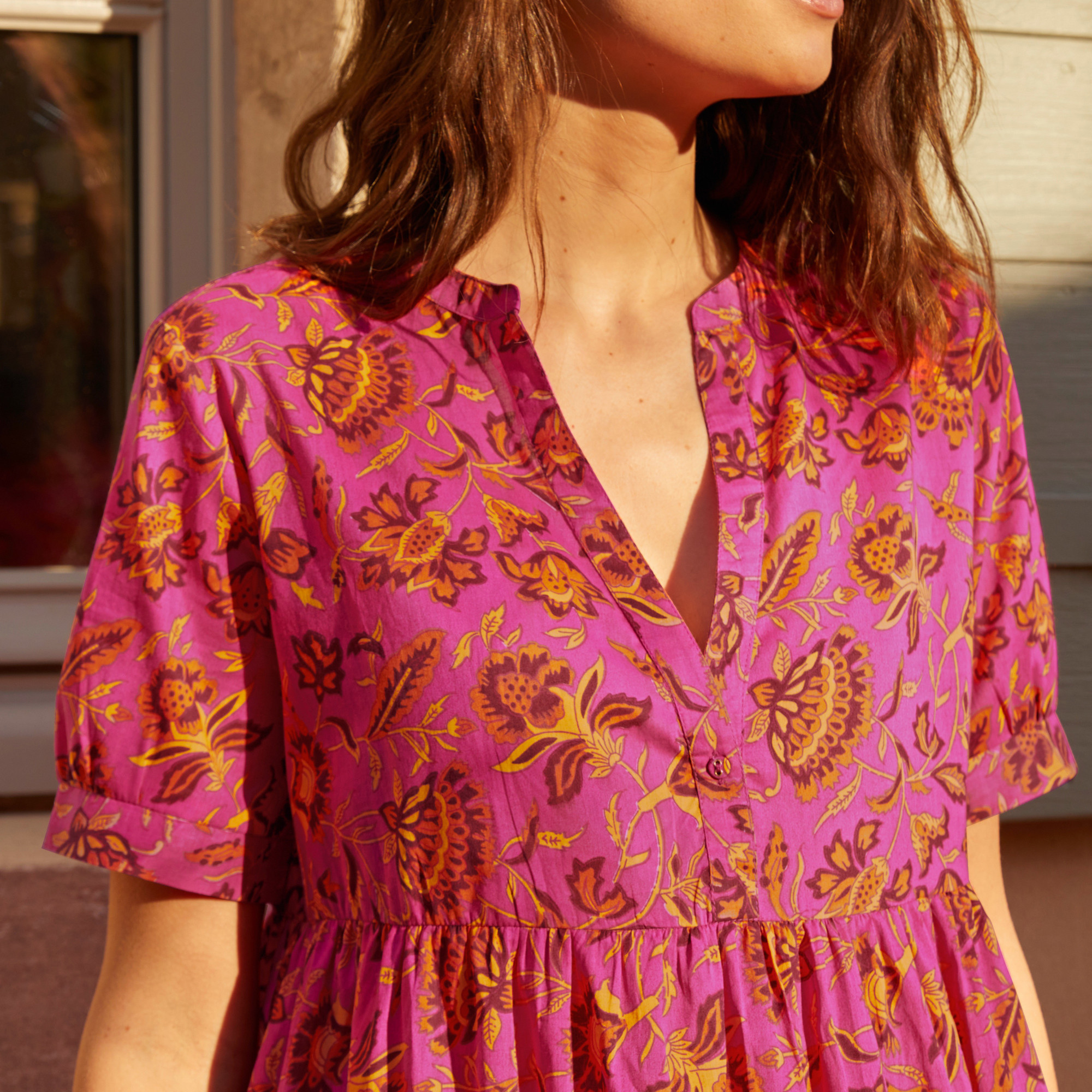 Langes Kleid Sommerstrahlen 