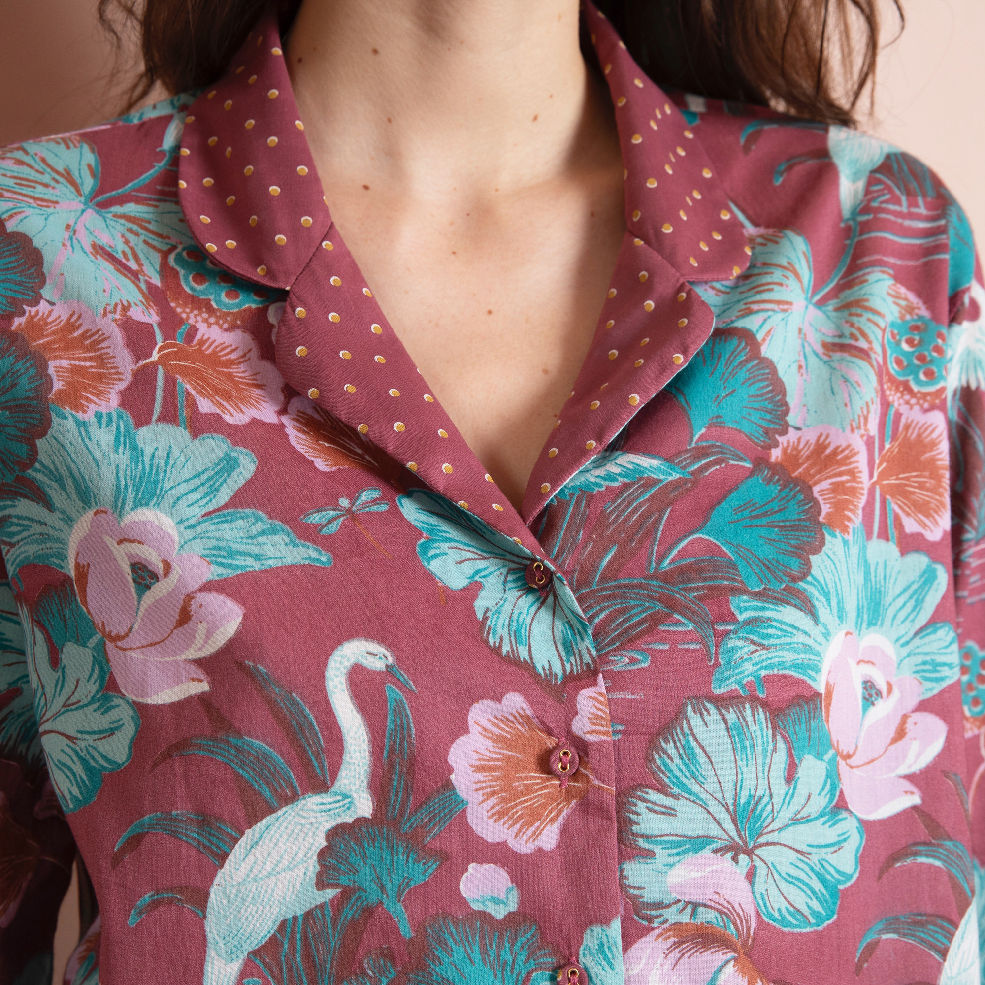 Pyjama Lotustraum 100% Baumwolle