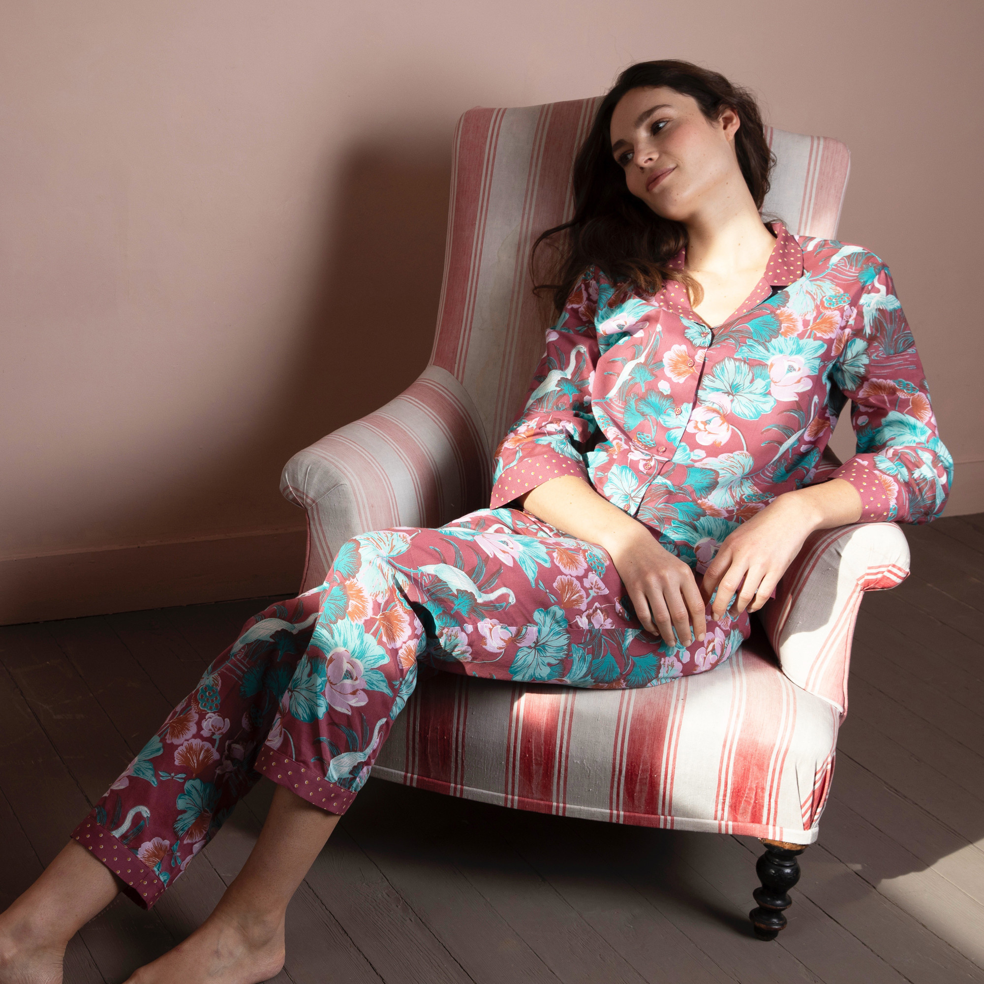 Pyjama Lotustraum 100% Baumwolle