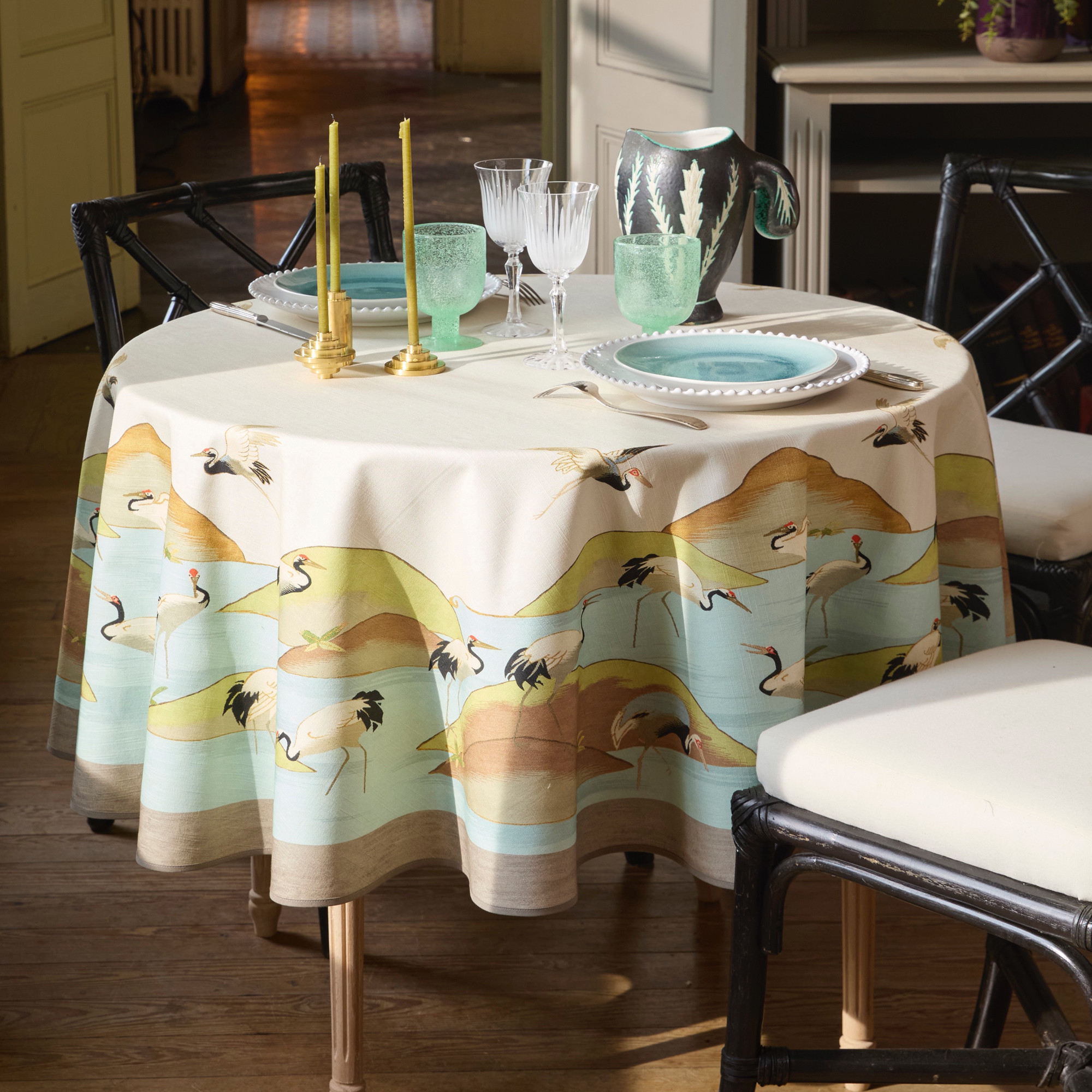Tischdecke Traumhafte Auszeit  100% Baumwolle