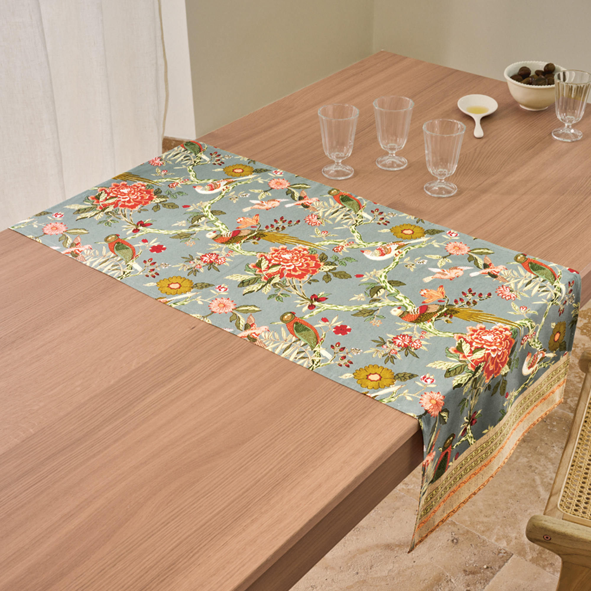 Tischlaüfer  Träumerische Tafel 100% Baumwolle