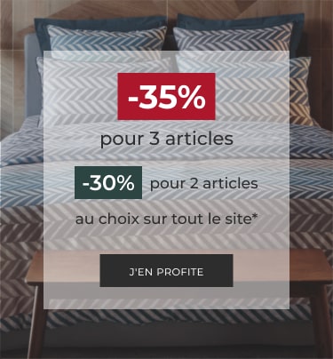 Offre exclusive : -35% pour 3 articles, -30% pour 2 articles