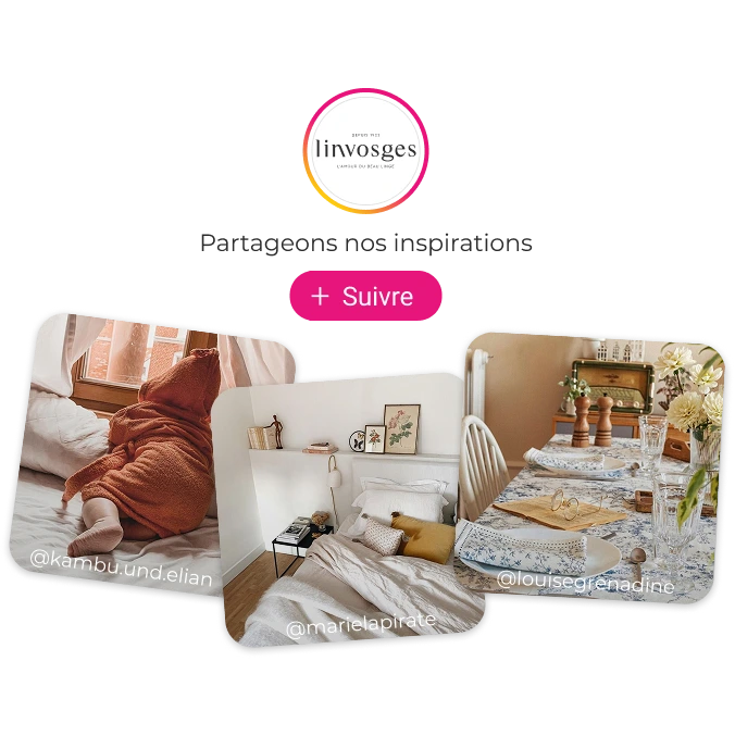 Linge de lit Brume de Lin - Linvosges