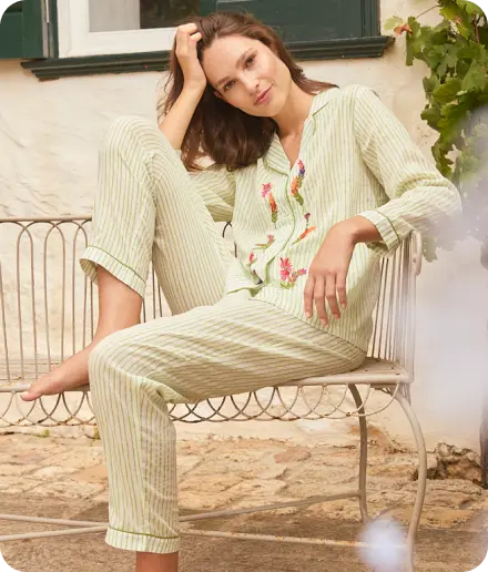 Pyjama femme Casa Flora - Linvosges