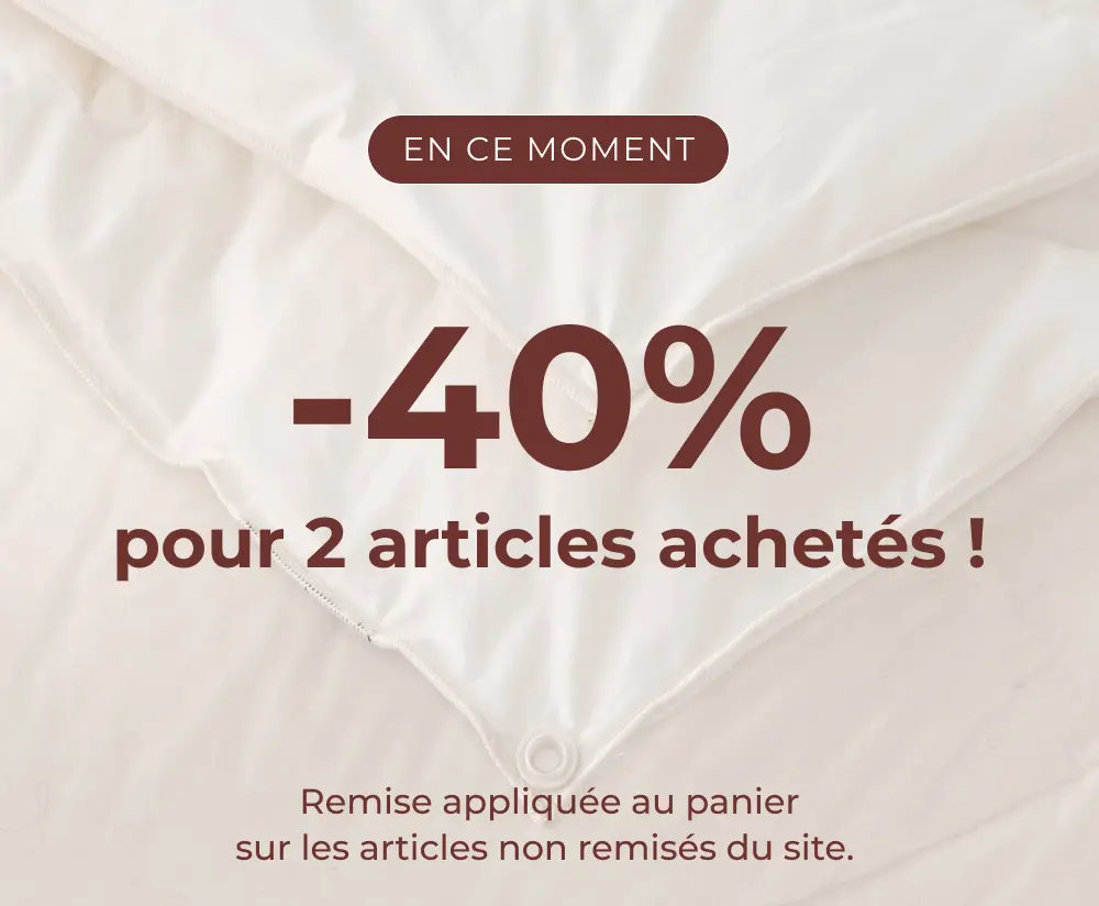 OFFRE DU MOMENT : -40% sur la sélection dès 2 articles achetés !