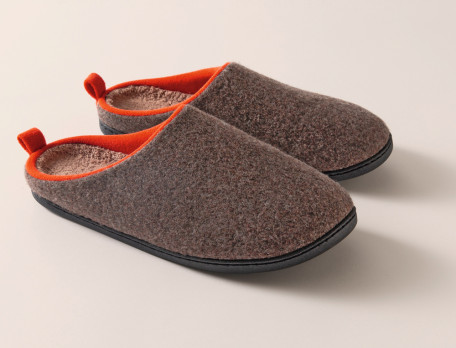 Chaussons Balade automnale Polaire bicolore