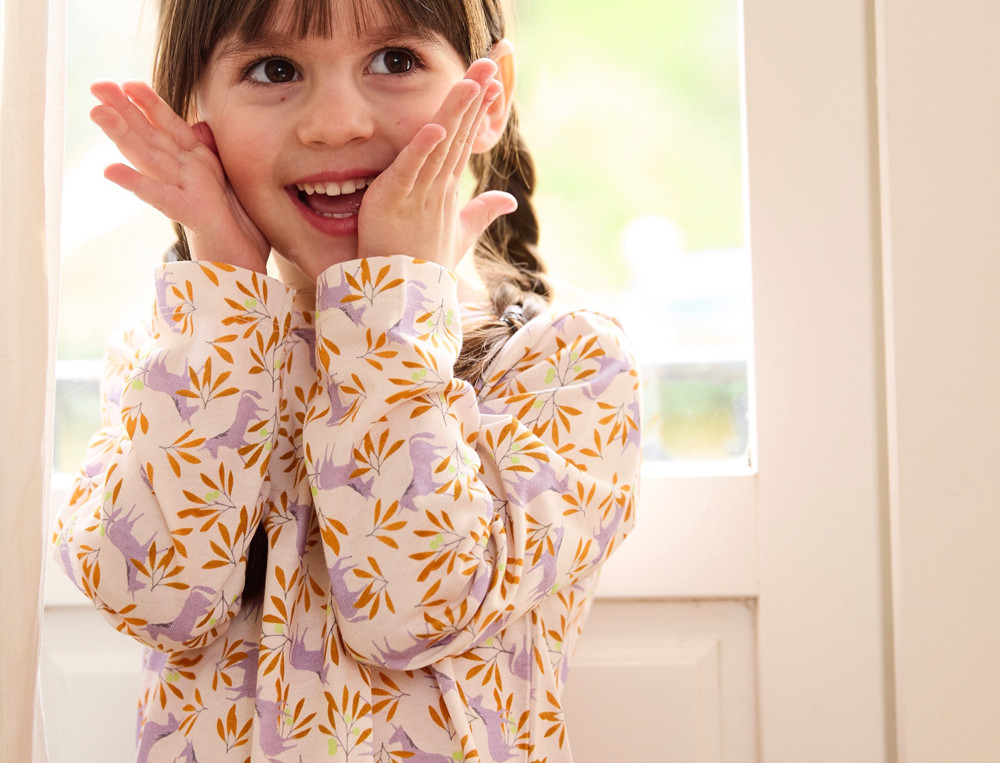 Chemise de nuit enfant Rêve de licornes Imprimé licorne