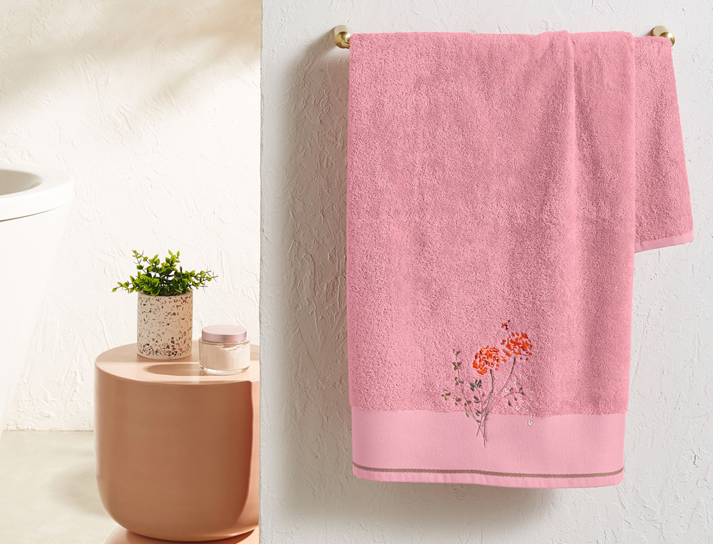 Drap de bain Balade folk Fines broderies