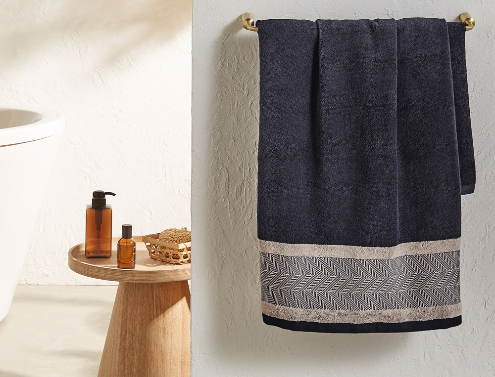 Drap de bain Syracuse Liteau jacquard