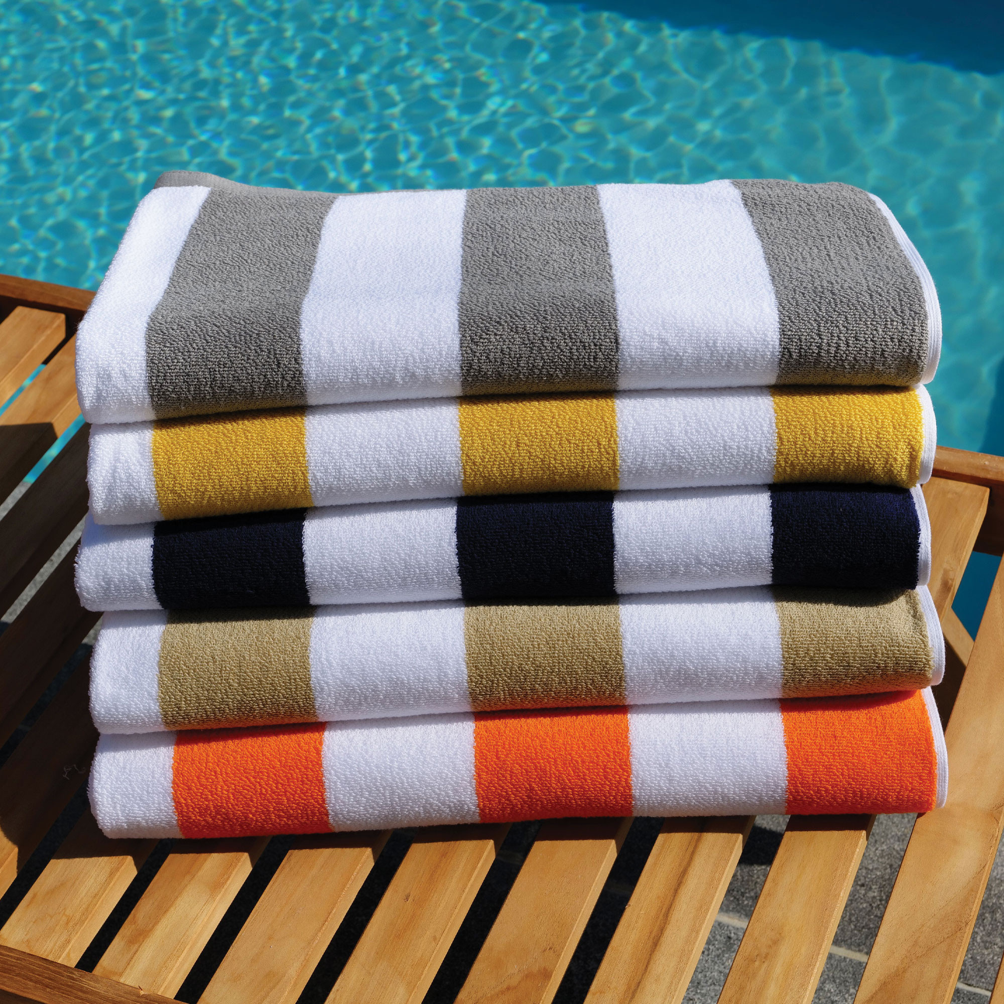 Drap de piscine Copacabana 100% coton 510 g/m²