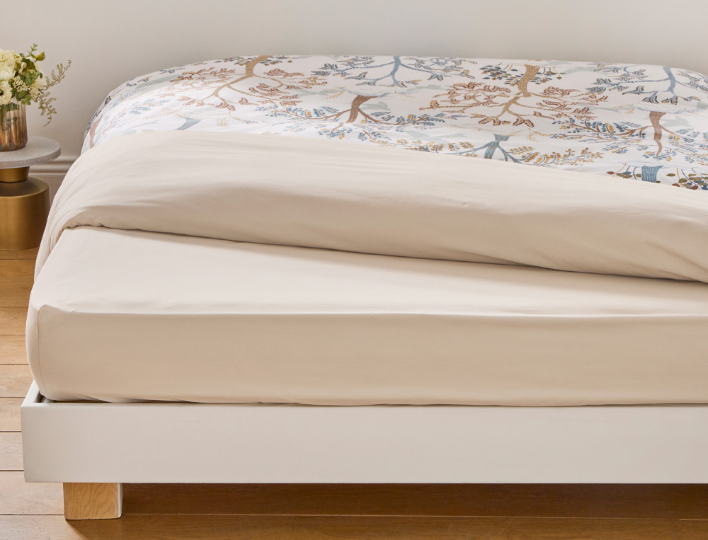 Drap-housse Jardin d'Eden Percale 100% coton, 80 fils/cm2