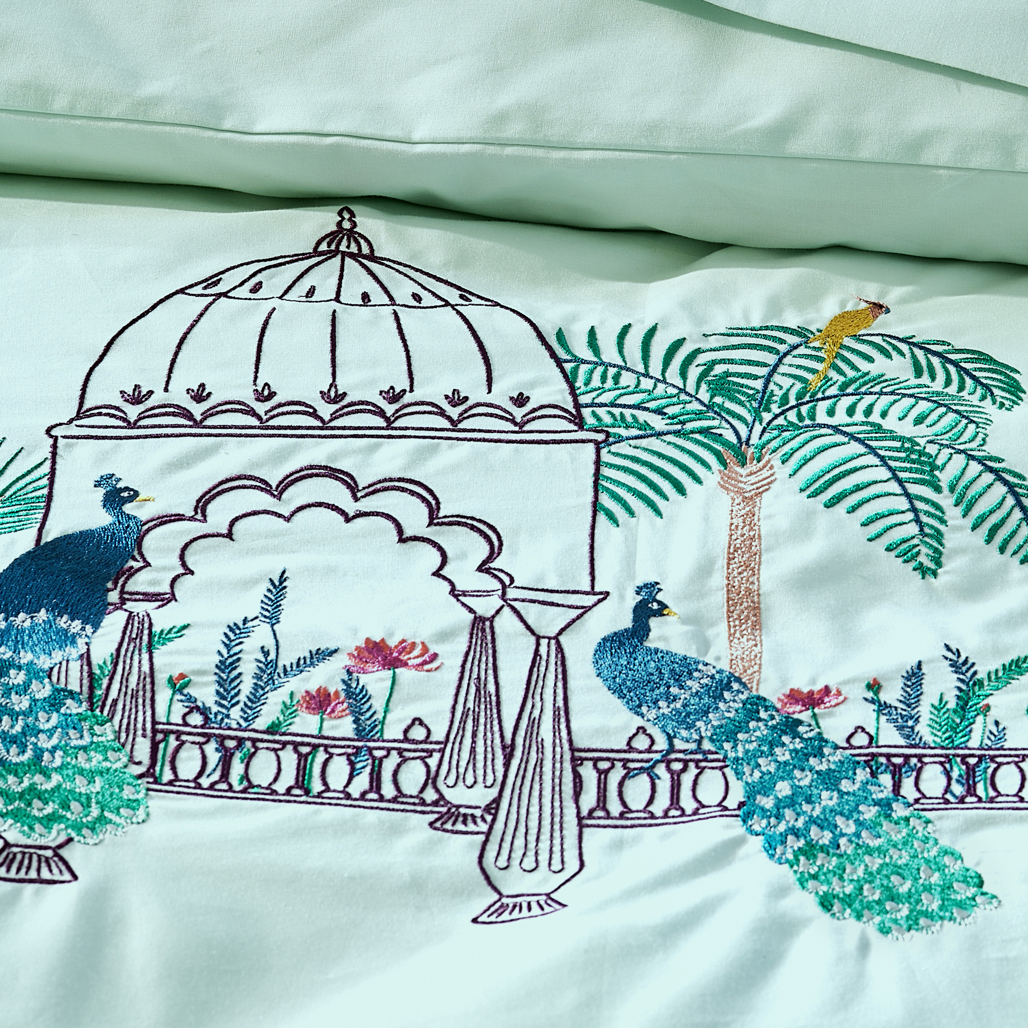 Housse de couette Taj Mahal Broderie généreuse