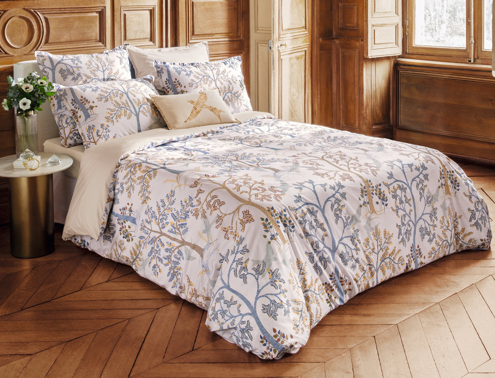 Linge de lit Jardin d'Eden Finition bourdon