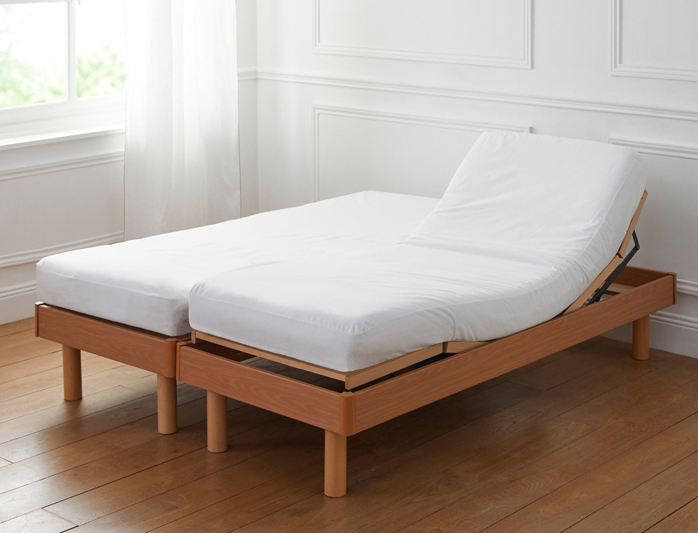 Protège-matelas réversible 4 saisons polyuréthane 350g/m2