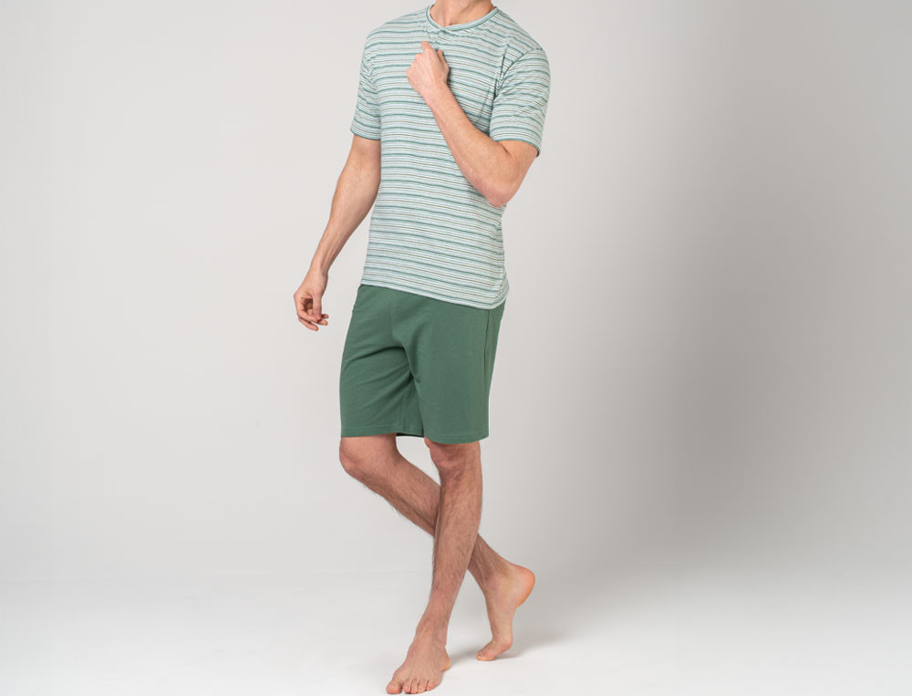 Pyjama short homme Escale - Linvosges