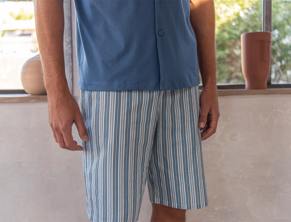 Pyjama homme : pyjashort et pyjama court pour homme - Linvosges