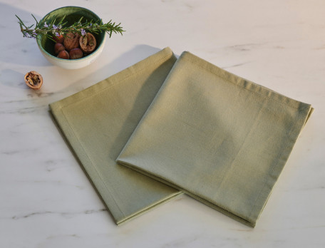 2 serviettes de table Rythme graphique 100% coton
